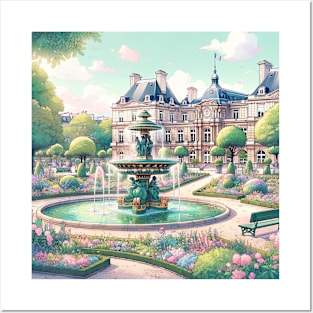 Jardin du luxembourg Posters and Art